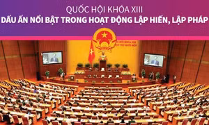 Quốc hội khóa XIII: Dấu ấn nổi bật trong hoạt động lập hiến, lập pháp