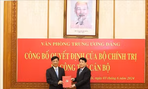 Đồng chí Nguyễn Duy Ngọc giữ chức Chánh Văn phòng Trung ương Đảng