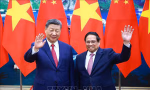 Thủ tướng Phạm Minh Chính hội kiến Tổng Bí thư, Chủ tịch nước Trung Quốc Tập Cận Bình