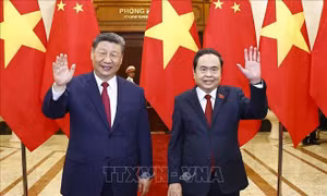 Chủ tịch Quốc hội Trần Thanh Mẫn hội kiến Tổng Bí thư, Chủ tịch nước Trung Quốc Tập Cận Bình