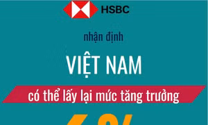 HSBC: Việt Nam có thể lấy lại mức tăng trưởng 6% trong năm 2024