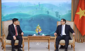 Thủ tướng Phạm Minh Chính tiếp Bộ trưởng Bộ Tư pháp và Nội vụ Mông Cổ