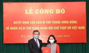 Đồng chí Bùi Thị Hòa giữ chức Bí thư Đảng đoàn Hội Chữ thập đỏ Việt Nam