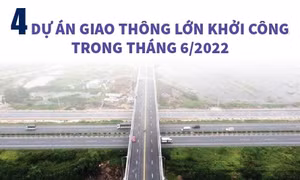 4 dự án giao thông lớn khởi công trong tháng 6/2022
