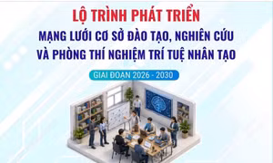 Lộ trình phát triển mạng lưới cơ sở đào tạo, nghiên cứu và phòng thí nghiệm trí tuệ nhân tạo giai đoạn 2026-2030