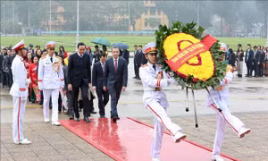 Đoàn Kiều bào tiêu biểu dự chương trình 'Xuân quê hương 2020'' viếng Chủ tịch Hồ Chí Minh