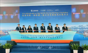 Khai trương tuyến dịch vụ cảng Vịnh Bắc Bộ - Hải Phòng - Kolkata