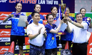 Kết thúc Giải vô địch cầu lông đồng đội Quốc gia lần thứ VII