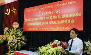 Ra mắt đơn vị hành chính hai phường Nguyễn Du và Phạm Đình Hổ
