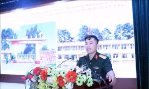 Quân khu 7 tổ chức Hội thi cán bộ giảng dạy chính trị giỏi 