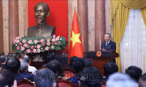Tổng Bí thư, Chủ tịch nước Tô Lâm gặp mặt các doanh nhân tiêu biểu
