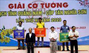 Thành phố Hội An đoạt giải Nhất toàn đoàn Giải Cờ tướng vô địch tỉnh Quảng Nam 