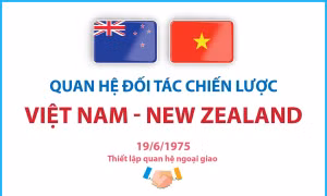 New Zealand đánh giá cao vai trò và vị thế của Việt Nam trong khu vực