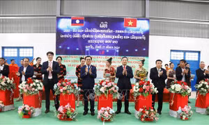 Doanh nghiệp Việt Nam đầu tư tại Lào chú trọng đảm bảo an sinh cho người dân địa phương