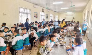 Phú Thọ: Đảm bảo an toàn bữa ăn cho học sinh bán trú