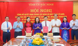 Công bố quyết định thành lập Đảng bộ Mặt trận Tổ quốc, các đoàn thể tỉnh Bắc Ninh