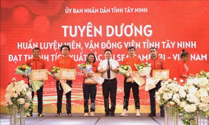 Tây Ninh: Tuyên dương các vận động viên đạt thành tích xuất sắc tại SEA Games 31