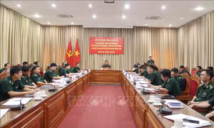 Đoàn công tác của Bộ Tư lệnh Bộ đội Biên phòng làm việc tại Đắk Lắk