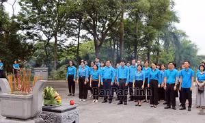 Dâng hương nhân kỷ niệm 119 năm Ngày sinh đồng chí Hoàng Quốc Việt