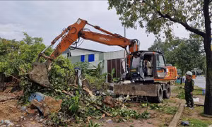 Cưỡng chế 15 trường hợp để thu hồi mặt bằng làm tuyến đường trục chính Vũng Tàu