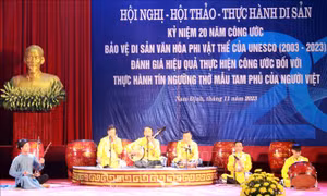 Phát huy giá trị thực hành tín ngưỡng thờ Mẫu Tam phủ của người Việt