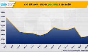 Lực mua chiếm ưu thế kéo chỉ số MXV-Index phục hồi