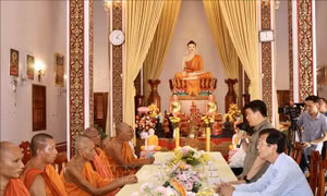 Đoàn công tác Hội đồng Dân tộc của Quốc hội làm việc tại An Giang