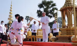Thủ đô Phnom Penh đảm bảo an ninh trật tự cho lễ rước đuốc SEA Games 32