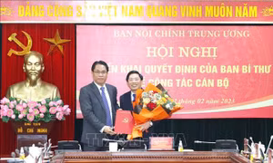 Ông Đặng Văn Dũng giữ chức Phó Trưởng Ban Nội chính Trung ương 