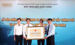 Bảo tàng Điêu khắc Chăm đón nhận bằng xếp hạng Di tích lịch sử