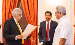 Thủ tướng mới của Sri Lanka tuyên thệ nhậm chức