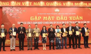 Cao Bằng: Tôn vinh 96 công ty, doanh nghiệp có nhiều đóng góp cho an sinh xã hội 