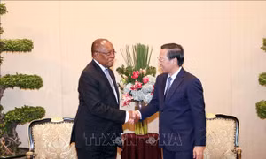 Lãnh đạo Thành phố Hồ Chí Minh tiếp lãnh đạo Đảng MPLA của Angola