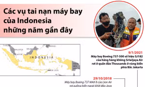 Các vụ tai nạn máy bay của Indonesia những năm gần đây
