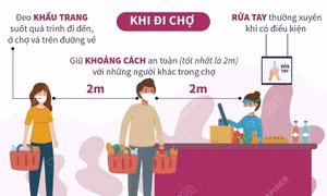 Đi chợ an toàn trong mùa dịch COVID-19