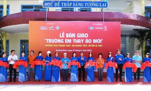 Quảng Bình: Nhiều trường học được sửa chữa, cải tạo 