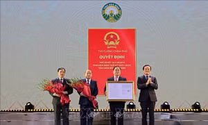 Phó Thủ tướng Trần Lưu Quang dự Hội nghị công bố Quy hoạch tỉnh Hoà Bình