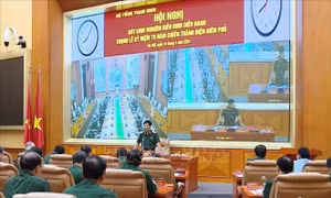 Hội nghị rút kinh nghiệm diễu binh, diễu hành trong Lễ kỷ niệm 70 năm Chiến thắng Điện Biên Phủ 