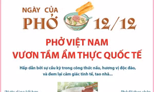 Ngày của Phở 12/12: Phở Việt Nam vươn tầm ẩm thực quốc tế