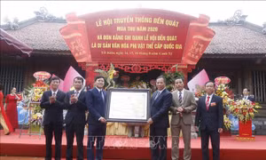 Hải Dương: Lễ hội đền Quát được công nhận là di sản văn hóa phi vật thể quốc gia