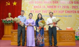 Bà Lê Hồng Thắm được bầu làm Phó Chủ tịch HĐND tỉnh Kiên Giang