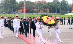 Đoàn đại biểu Hội Cựu chiến binh, Cựu thanh niên xung phong vào Lăng viếng Bác