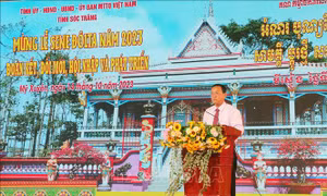 Đồng bào dân tộc Khmer (Sóc Trăng) tổ chức đón Lễ Sene Dolta