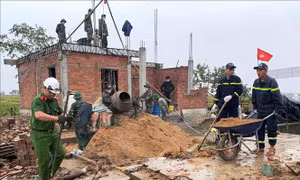 Chiến dịch Quang Trung: Làm việc hăng say trên công trường để sớm về đích