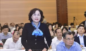 Bên lề Quốc hội: Bà Nguyễn Thị Hồng được giới thiệu làm Thống đốc Ngân hàng Nhà nước