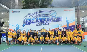 Lễ khai mạc Giải Pickleball 'Ước Mơ Xanh' 2025