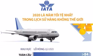 IATA: 2020 là năm tồi tệ nhất trong lịch sử hàng không thế giới