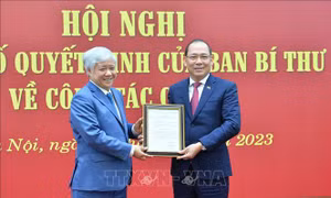 Điều động, chỉ định đồng chí Hoàng Công Thủy tham gia Đảng đoàn Mặt trận Tổ quốc Việt Nam