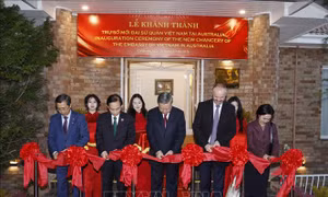 Tổng Bí thư, Chủ tịch nước Tô Lâm dự Lễ khánh thành trụ sở mới Đại sứ quán Việt Nam tại Australia 