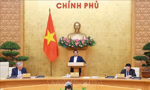 Thủ tướng Phạm Minh Chính chủ trì Phiên họp Chính phủ thường kỳ tháng 5/2025